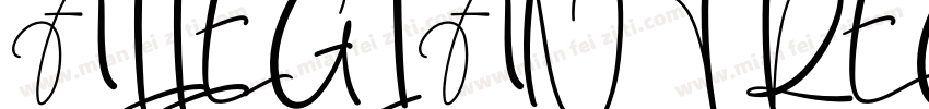 ALLEGIANT REGULAR字体转换